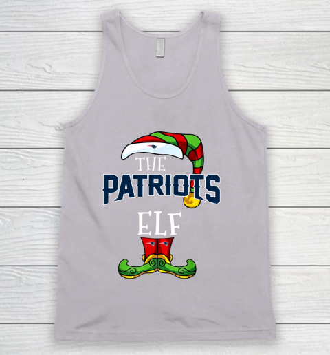 New England Patriots Christmas ELF Funny NFL Tank Top 3