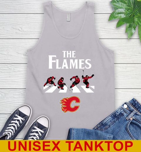 NHL Hockey Calgary Flames The Beatles Rock Band Shirt Tank Top 3