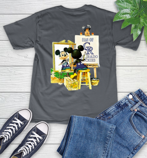MLB Baseball Colorado Rockies Mickey Drawing Shirt 49