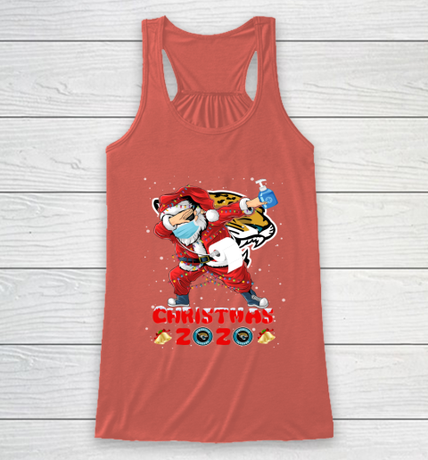 Jacksonville Jaguars Funny Santa Claus Dabbing Christmas 2020 NFL Racerback Tank 4 Jacksonville Jaguars Funny Santa Claus Dabbing Christmas 2020 NFL Racerback Tank - Image 4