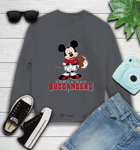 NFL Football Tampa Bay Buccaneers Cheerful Mickey Mouse Shirt Sweatshirt 6