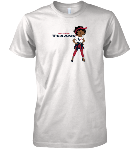 Betty Boop Houston Texans Premium Men's T-Shirt