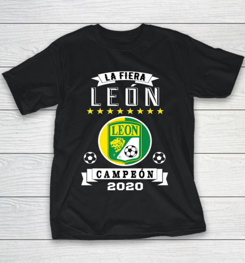 Club Leon Campeon 2020 Futbol Mexicano La Fiera Youth T-Shirt