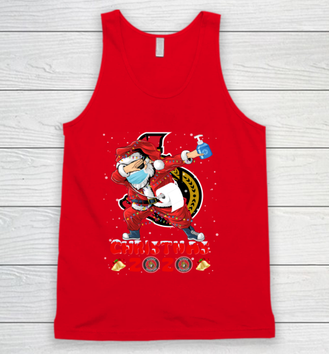 Ottawa Senators Funny Santa Claus Dabbing Christmas 2020 NHL Tank Top 5
