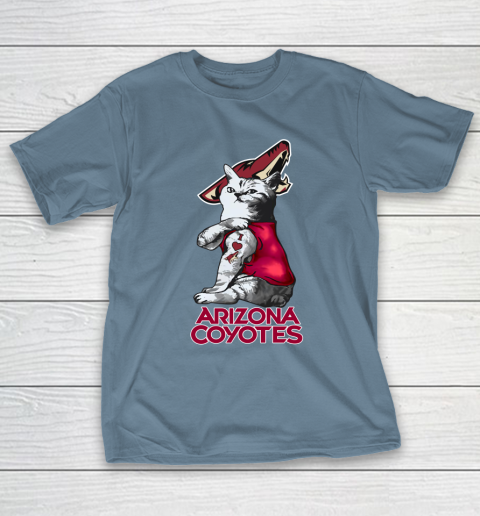 NHL My Cat Loves Arizona Coyotes Hockey T-Shirt 6