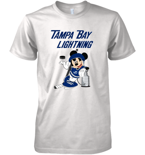 Mickey Tampa Bay Lightning With The Stanley Cup Hockey NHL Premium Men's T-Shirt