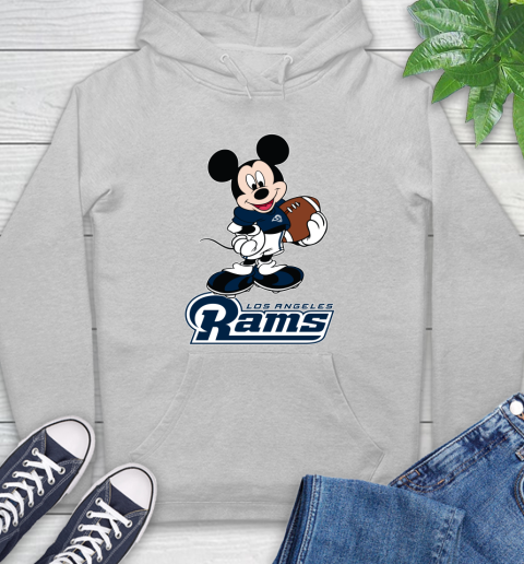 NFL Football Los Angeles Rams Cheerful Mickey Mouse Shirt Hoodie 6