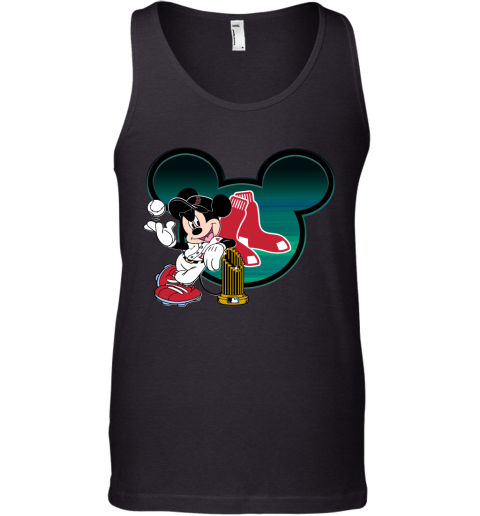 MLB Boston Red Sox The Commissioner's Trophy Mickey Mouse Disney Shirt