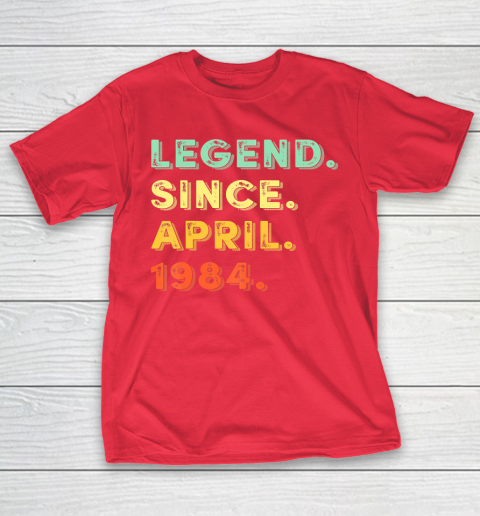 Classic Vintage April 1984 T-Shirt 1984 Birthday Gifts Classic Vintage April 1984 T-Shirt 1984 Birthday Gifts