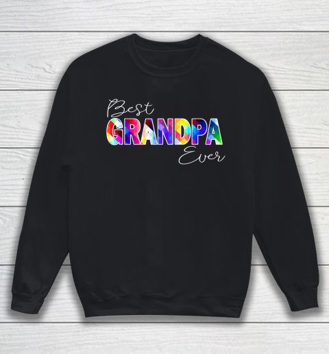 GrandFather gift shirt Mens Best Grandpa Ever, Matching Grand dad Baby Love Geometric T Shirt Sweatshirt