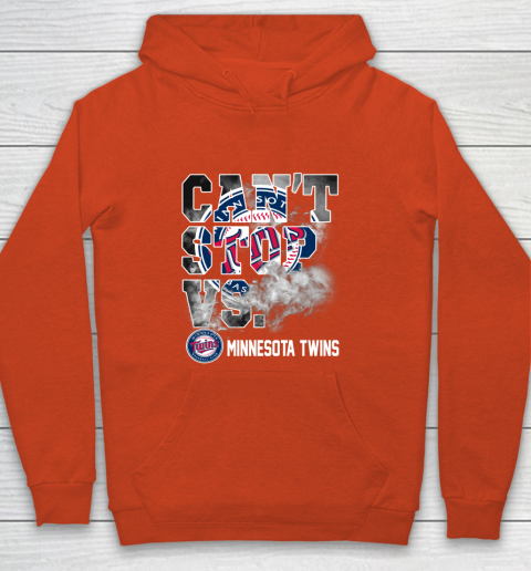 MLB Minnesota Twins Baseball Can't Stop Vs Twins Youth Hoodie 3