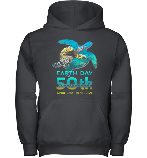 Earth Day 50Th Anniversary April 22Nd 1970 2020 Signatures Youth Hoodie