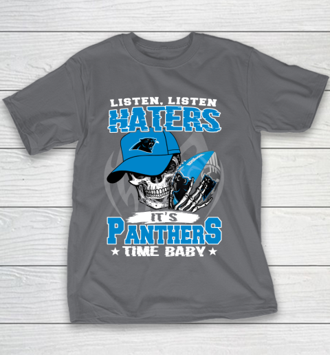 Listen Haters It is PANTHERS Time Baby NFL Youth T-Shirt 5