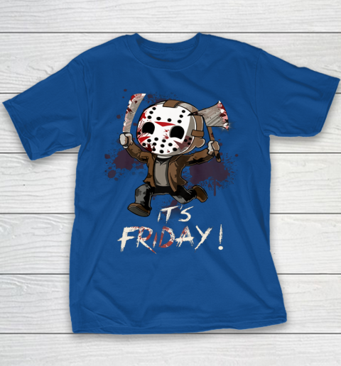 Funny Friday 13th Jason Funny Halloween Horror Youth T-Shirt 6
