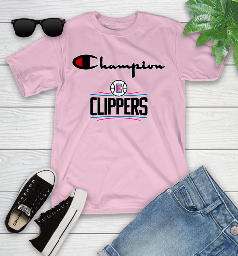 NBA Basketball LA Clippers Champion Shirt Youth T-Shirt 7