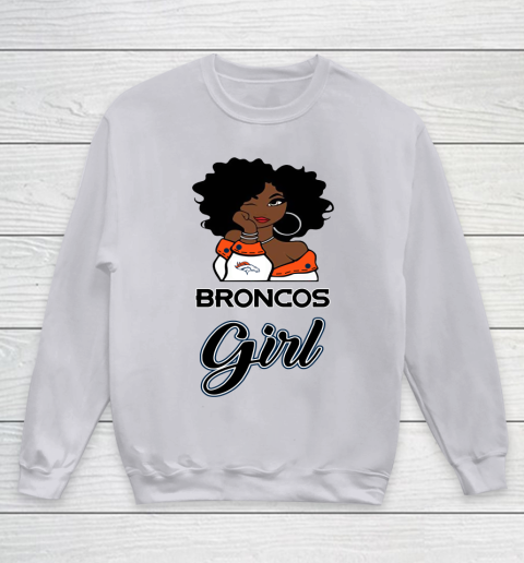 Denver Broncos Girl NFL Youth Sweatshirt 4