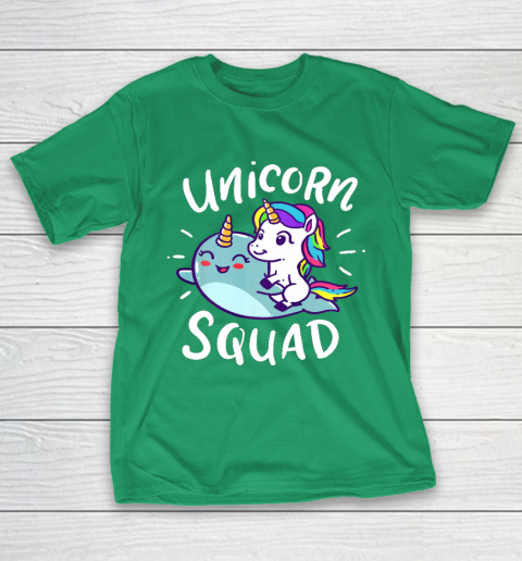 Unicorn Squad Narwhal Funny Cute Birthday Party Present Gift T-Shirt 5