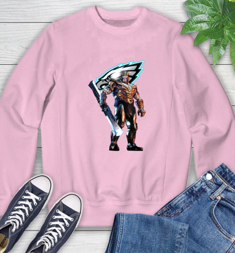 Pink philadelphia eagles sweatshirt top