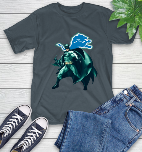 NFL Batman Football Sports Detroit Lions T-Shirt 9