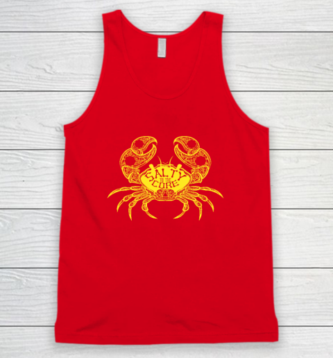 Salty To The Core Crab Tank Top 4