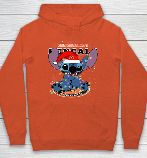 Cincinnati Bengals NFL Football noel stitch Christmas Hoodie 3