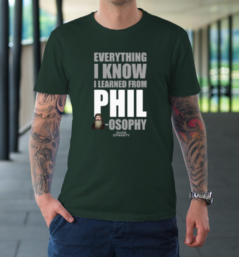 Duck Dynasty Everything I Know I Learned From Phil osophy T-Shirt 3
