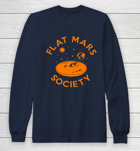 Flat Mars Society Shirt Long Sleeve T-Shirt 2