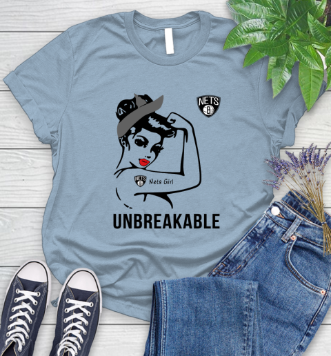 NBA Brooklyn Nets Girl Unbreakable Basketball Sports Women's T-Shirt 6