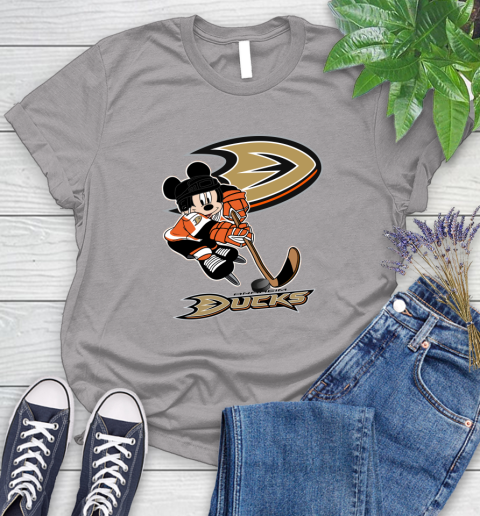 NHL Anaheim Ducks Mickey Mouse Disney Hockey T Shirt Women's T-Shirt 5