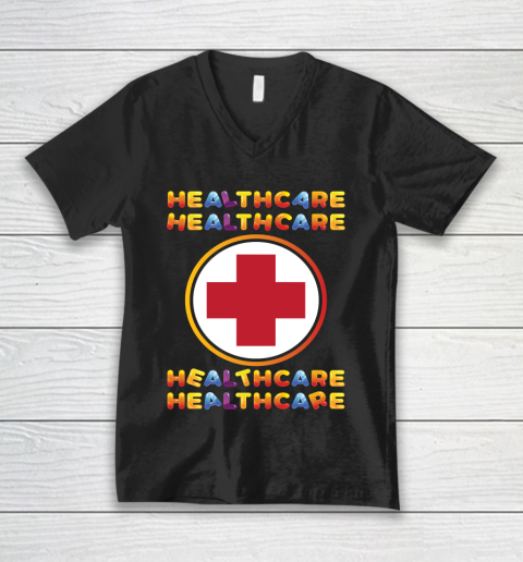 Support  Healthcare  Awareness  Health  Social Worker Autism Awareness V-Neck T-Shirt