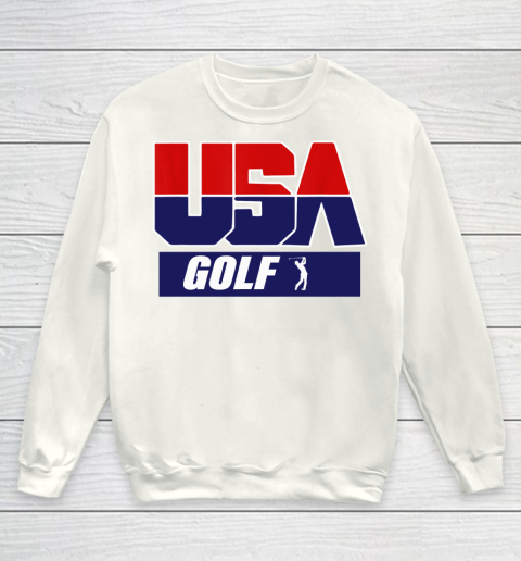 Golf USA TEAM FLAG American olympics Tokyo 2020 2021 Japan olympic Sport Youth Sweatshirt