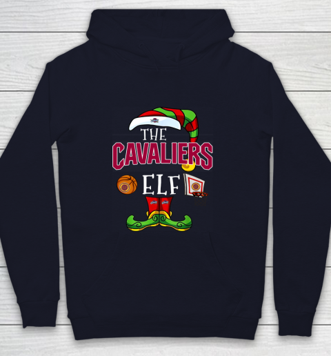 Cleveland Cavaliers Christmas ELF Funny NBA Youth Hoodie 2