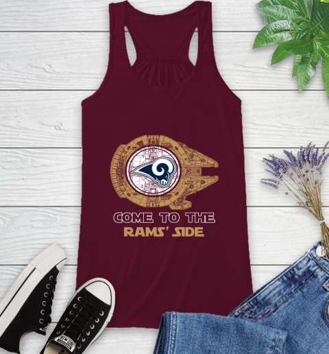 NFL Come To The Los Angeles Rams Wars Football Sports Racerback Tank 2