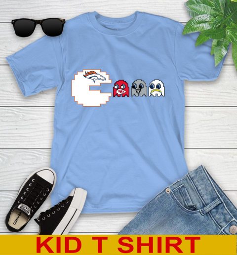 Denver Broncos NFL Football Pac Man Champion Youth T-Shirt 11