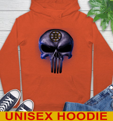 Boston bruins sales skull hoodie
