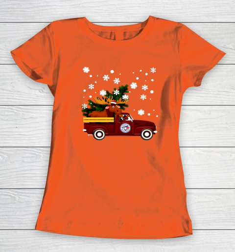 Toronto Blue Jays Bring Christmas Home MLB Women's T-Shirt 3