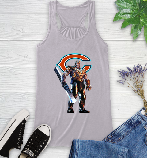 NFL Thanos Gauntlet Avengers Endgame Football Chicago Bears Racerback Tank 5