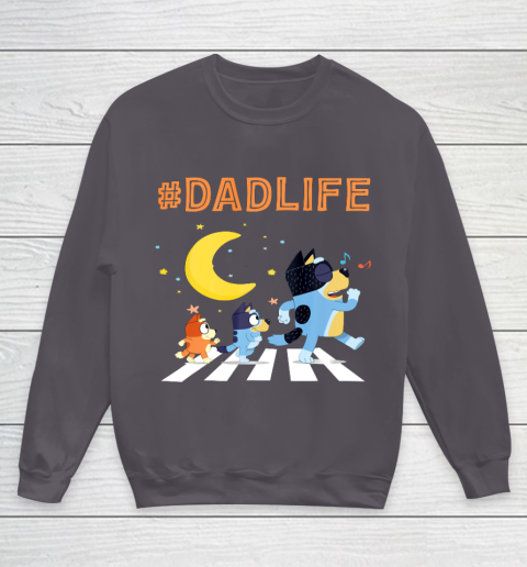 Bluey Dad Family Lover In My Life Youth Sweatshirt 5