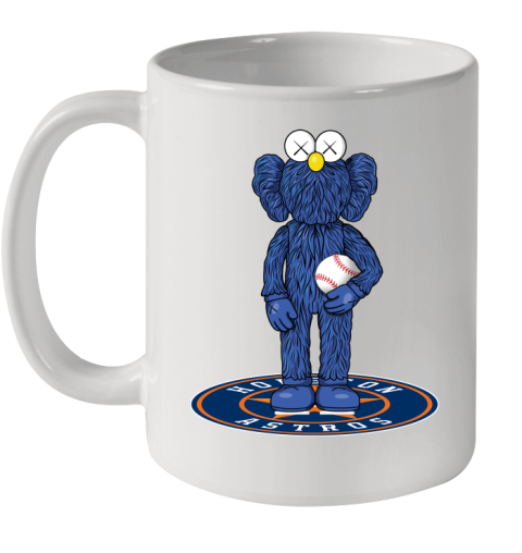 MLB Baseball Houston Astros Kaws Bff Blue Figure Shirt Ceramic Mug 11oz