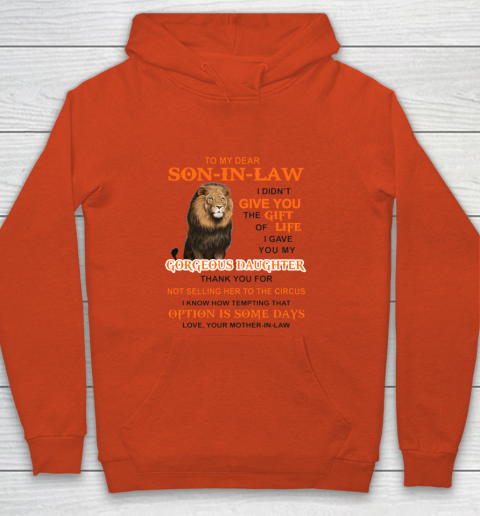 To My Dear Son In Law Youth Hoodie 3