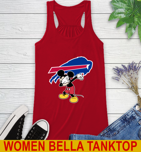 Buffalo Bills NFL Football Dabbing Mickey Disney Sports Racerback Tank 6