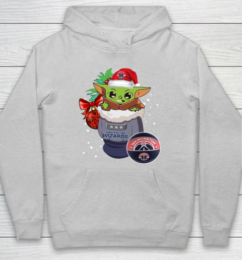 Washington Wizards Christmas Baby Yoda Star Wars Funny Happy NBA Hoodie 6