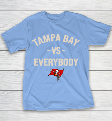 Tampa Bay Buccaneers Vs Everybody Youth T-Shirt 8