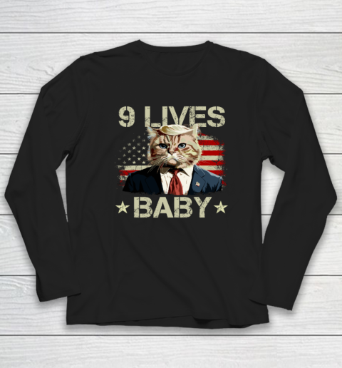 9 Lives Baby Trump Long Sleeve T-Shirt