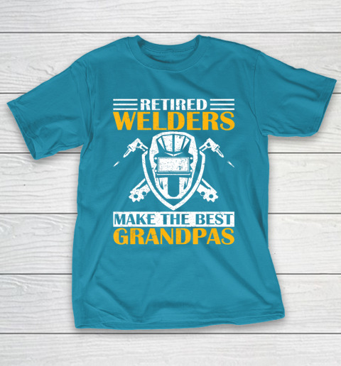 GrandFather gift shirt Retired Welder Welding Make The Best Grandpa Retirement Gift T Shirt T-Shirt 17