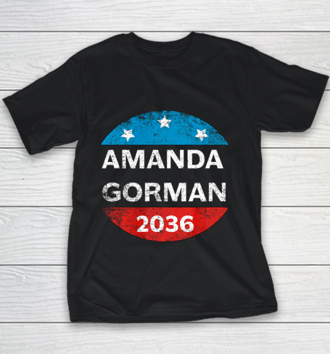 Amanda Gorman Shirt 2036 Inauguration 2021 Poet Poem Funny Retro Youth T-Shirt