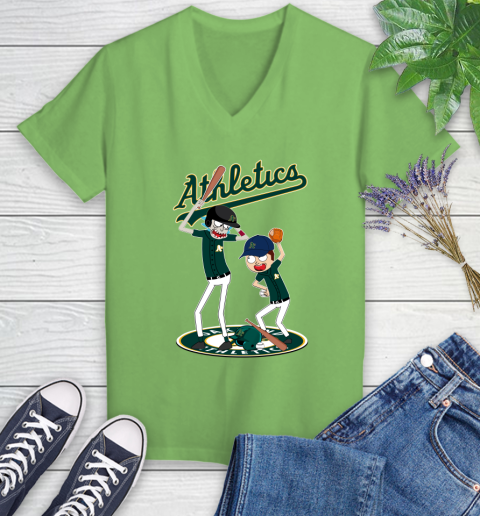 MLB Oakland Athletics Rick And Morty Baseball 87
