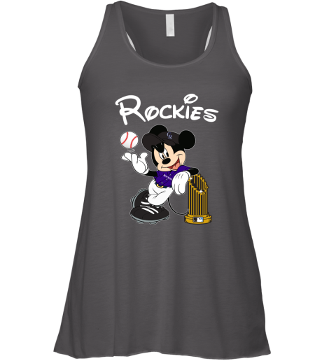 Colorado Rockies Mickey Taking The Trophy MLB 2019 Racerback Tank
