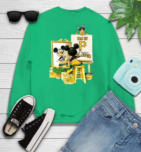 MLB Baseball Pittsburgh Pirates Mickey Drawing Shirt 31