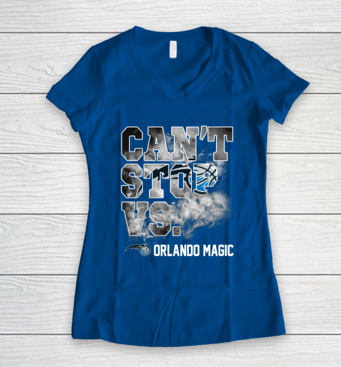 NBA Orlando Magic Basketball Can't Stop Vs Women's V-Neck T-Shirt 7